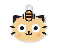 Meowth Keychain