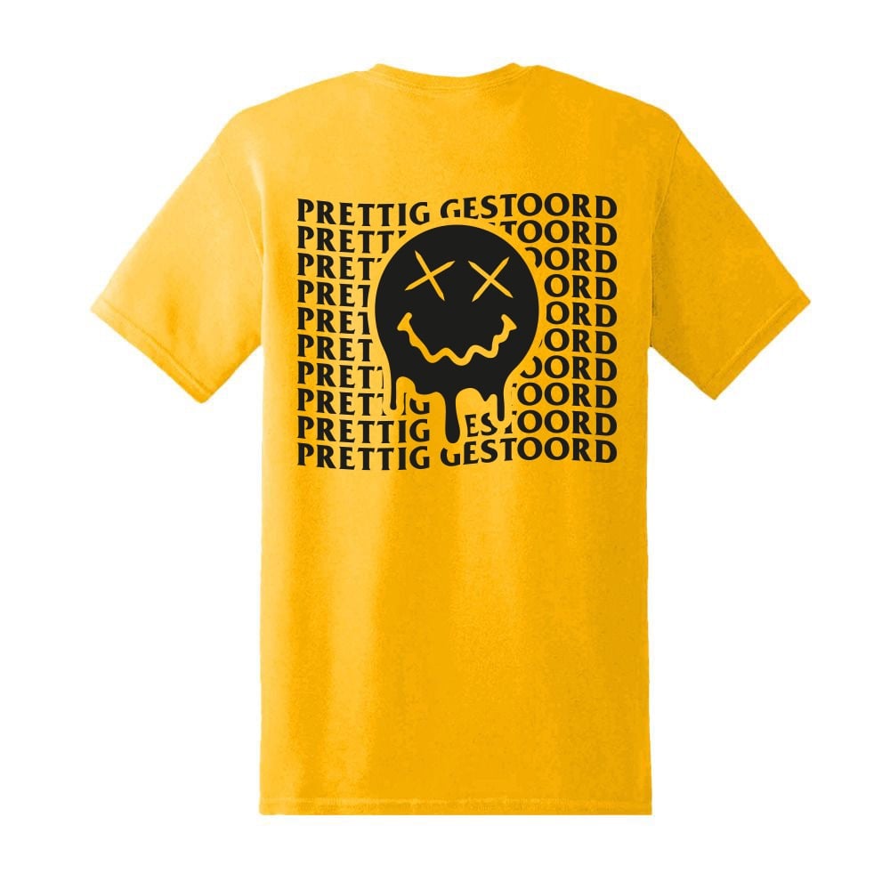 PRETTIG GESTOORD SHIRT YELLOW