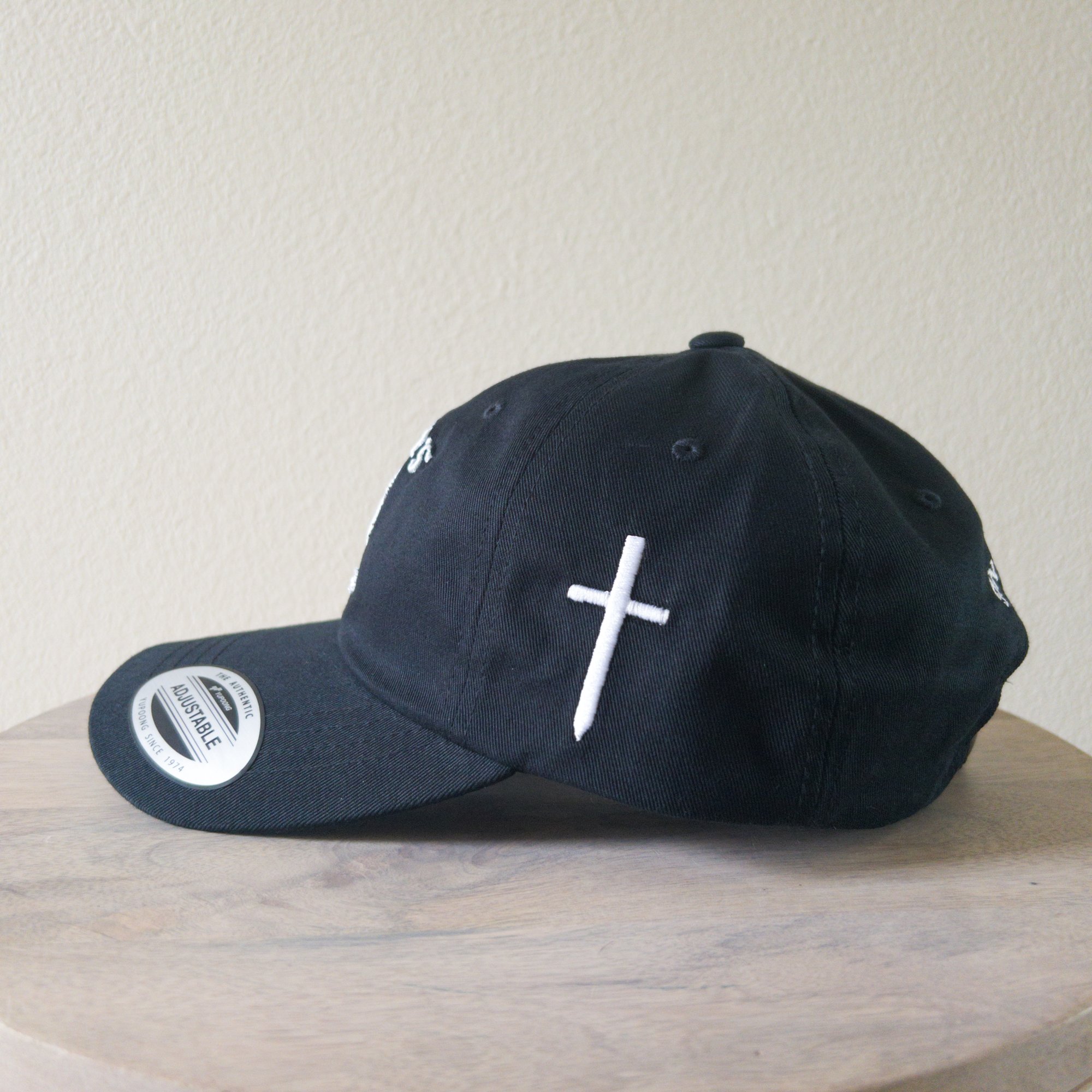 Image of "Sinner's World" dad hat (BLACK)