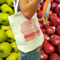 Image 3 of Muchas “Grassy Ass” Tote Bag