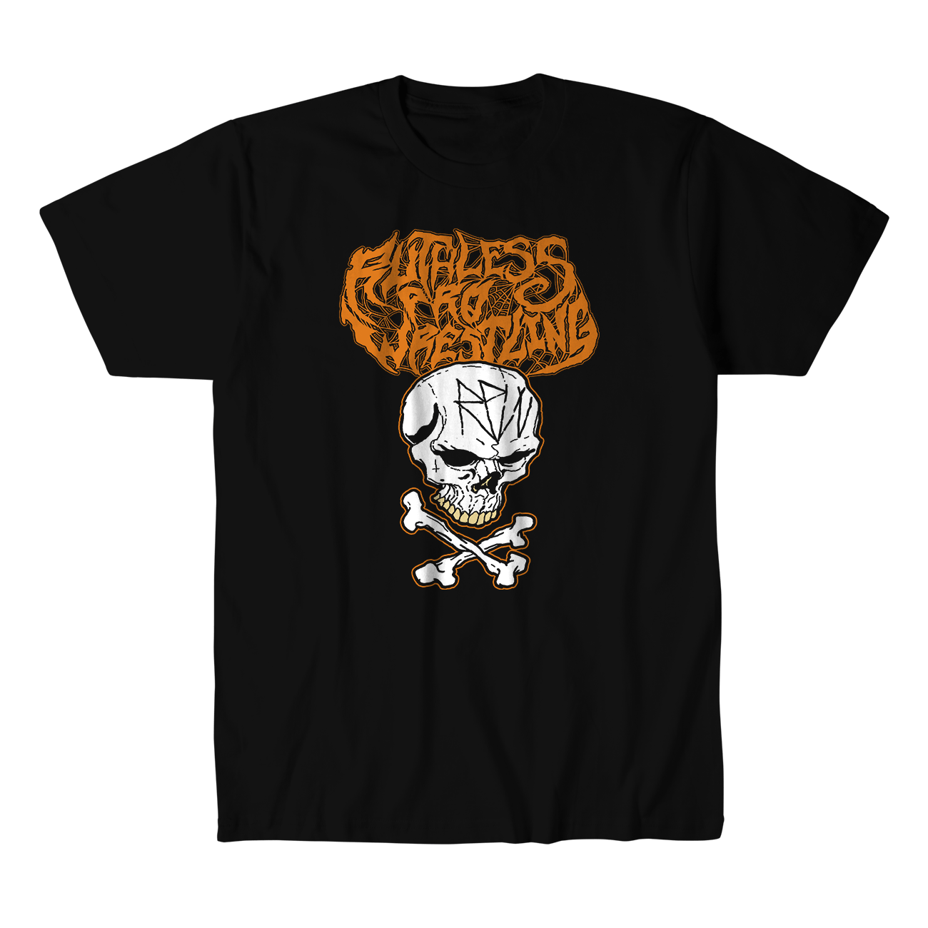 RUTHLESS PRO WRESTLING-CROSSBONES SHIRT | Deathmatch Worldwide