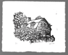 Small Cottage Linoleum Print
