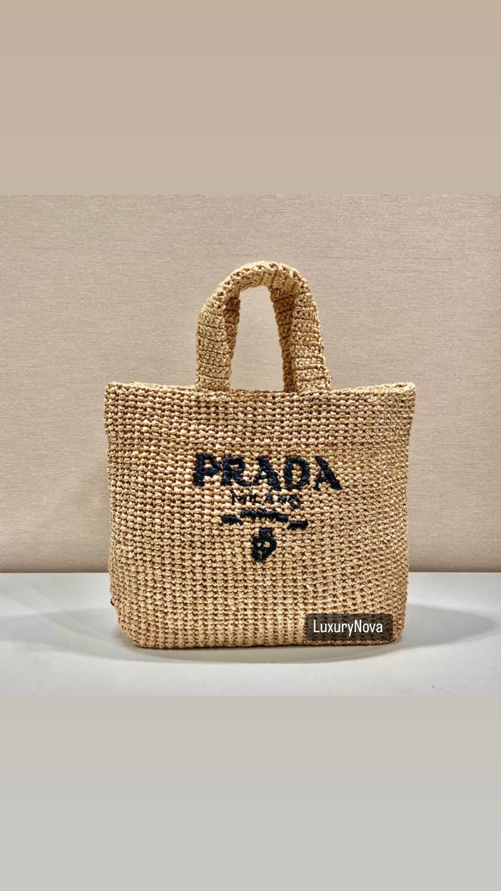 Prady Raffia bag