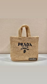Image 3 of Prady Raffia bag