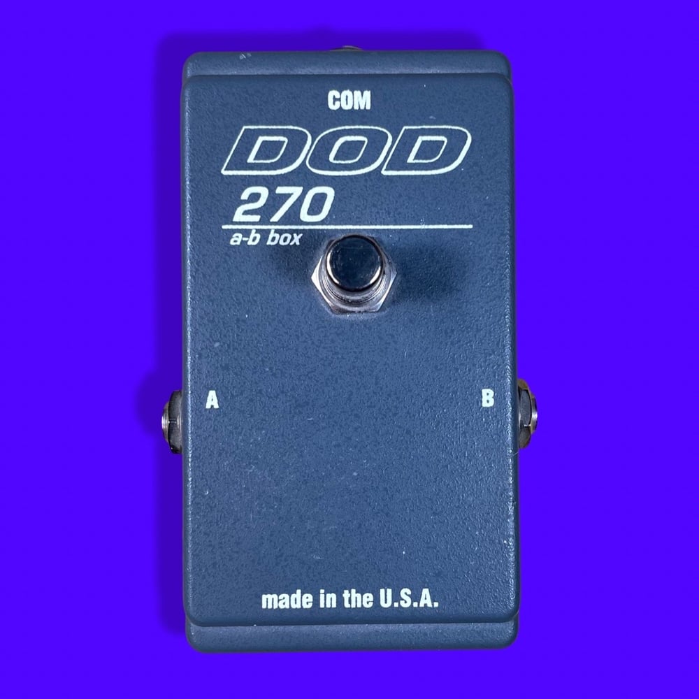FXPedal: DOD 270 A-B Box Made in USA Gray Guitar Pedal