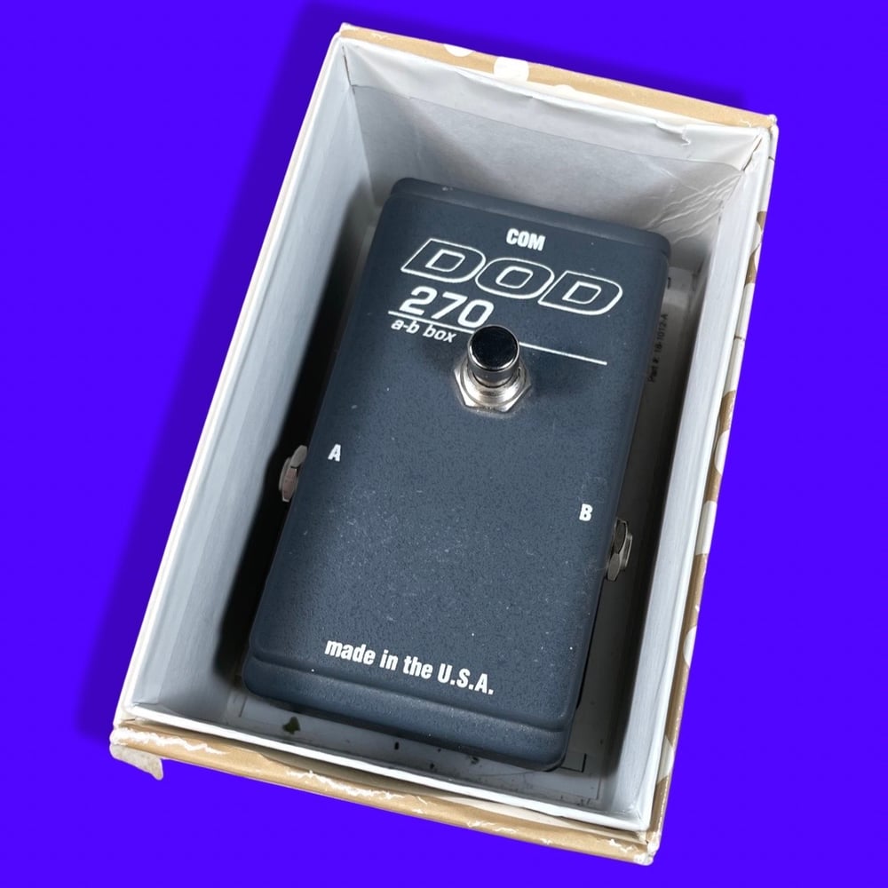 FXPedal: DOD 270 A-B Box Made in USA Gray Guitar Pedal