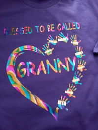 Image 2 of BLESSED TO BE CALLED GRANDMA/MOMMA/AUNTIE TSHIRTS & HOODIES