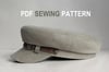 Men Women Cap sewing pattern Tutorial Flat Hat Fisherman pattern pdf Download, Size M