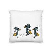 Image 1 of Premium Pillow 18x18 Bird 3