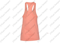 Image 4 of Women's Teal & Sunset Tank Tops