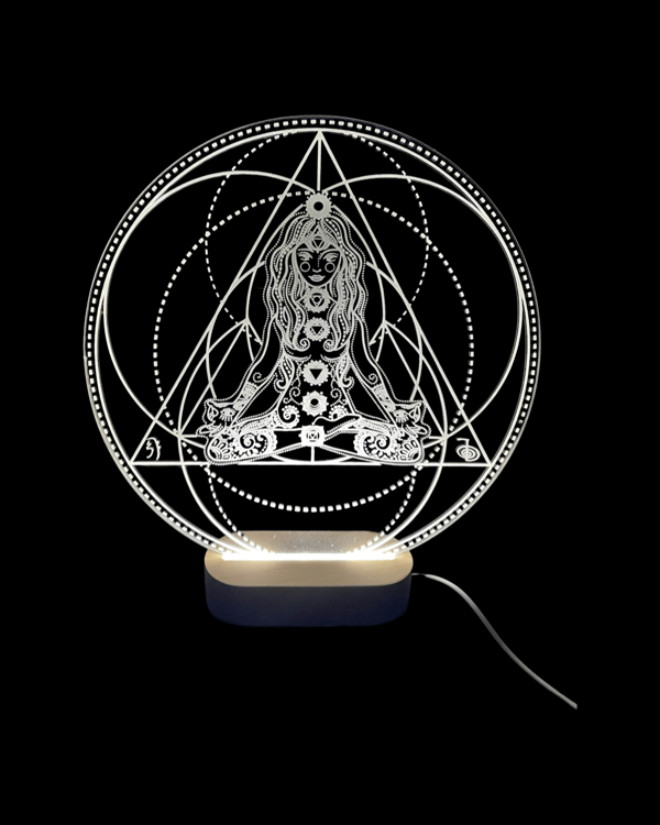 Image of Chakra Goddess Lamp