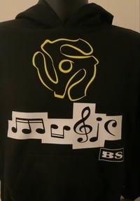 Music and 45 Adapter  Available in T-SHIRT $20/ HOODIE $40