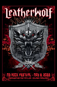 LEATHERWOLF - M3 Festival 2022 Concert Poster