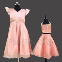 Mother Daughter Matching Dress Indian Wedding, Party wear & Birthday