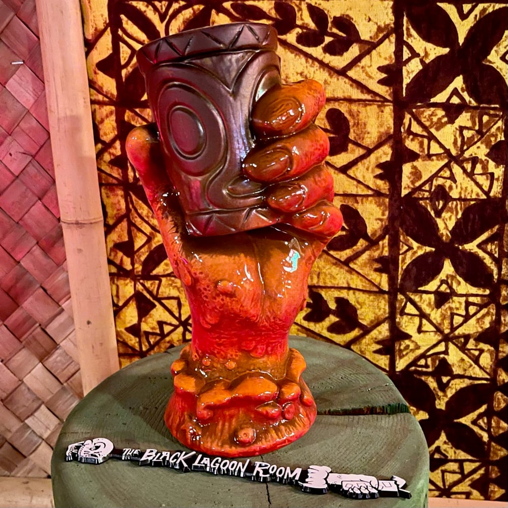 THIRSTY CREATURE "Lagoon is Lava" Limited Edition 20oz Logo Tiki Mug from Tiki Diablo!