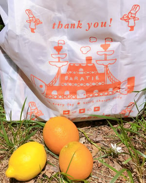 baratie reusable grocery bag 