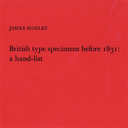 Image of British type specimens before 1831: a hand list