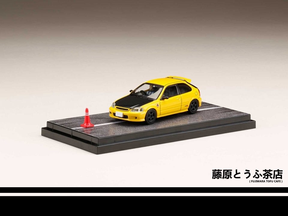 Image of 1:64 Honda Civic EK9 Todo School Tomoyuki Tachi Diecast Model Car
