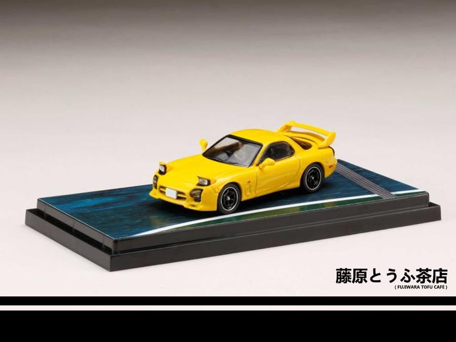 Image of 1:64 Mazda RX7 FD3S Red Suns Diecast Model Car