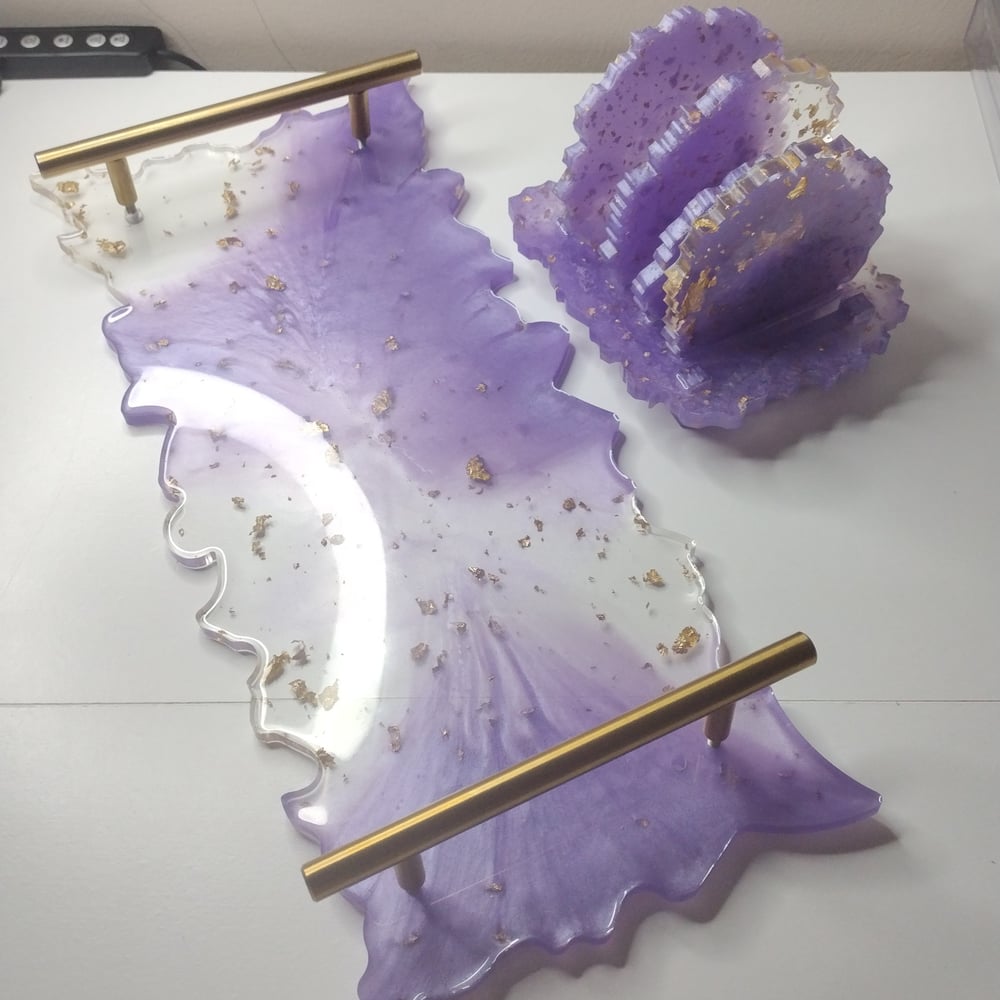 Image of Table Tray / Coaster Set