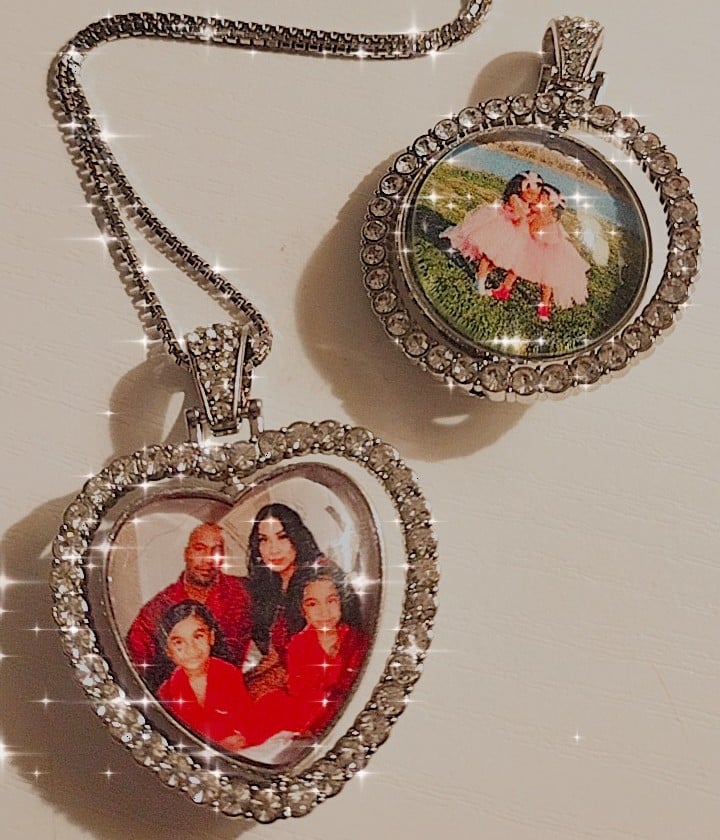 Image of Photo Charm Keychain w Initial