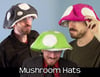 Handmade Fleece Mushroom Hats