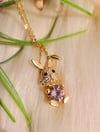 Easter Bunny Gold Necklace 