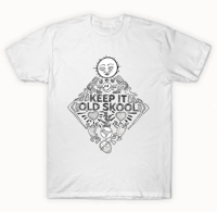 Image 1 of Keep It Old Skool Doodle T Shirt