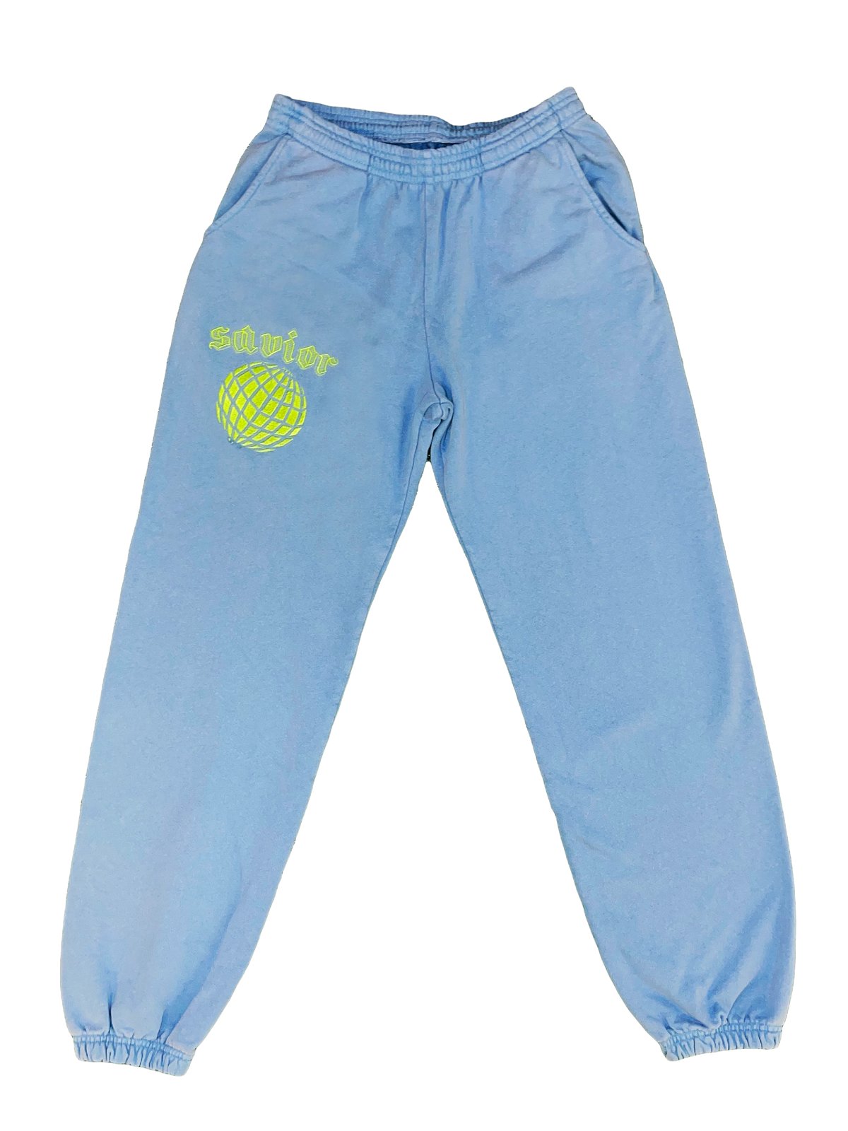 sky blue sweats