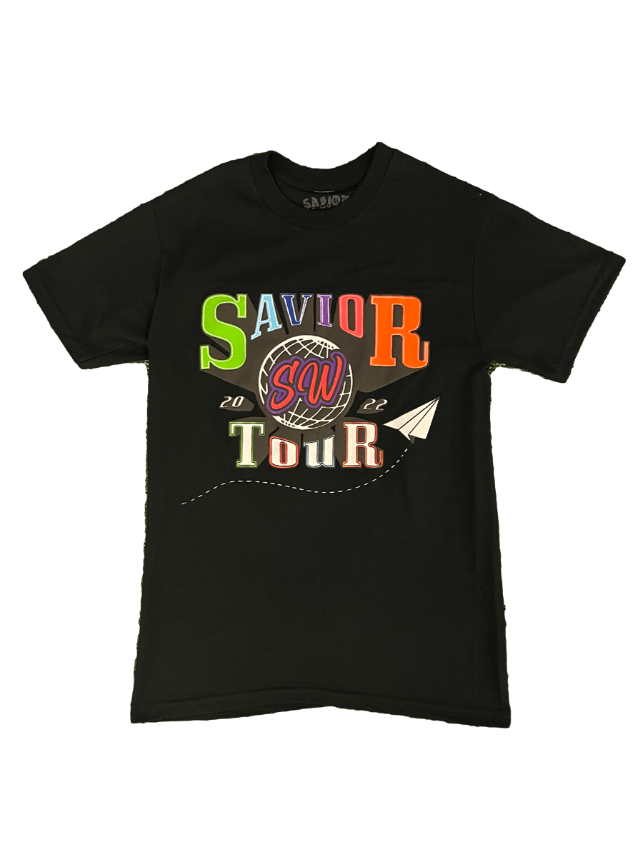 Image of Savior Tour 22 Tee - Blk 