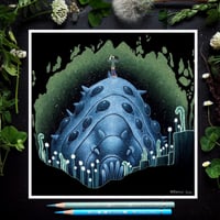 Image 1 of Studio Ghibli Nausicaa of the Valley of the Wind Fine Art Print 