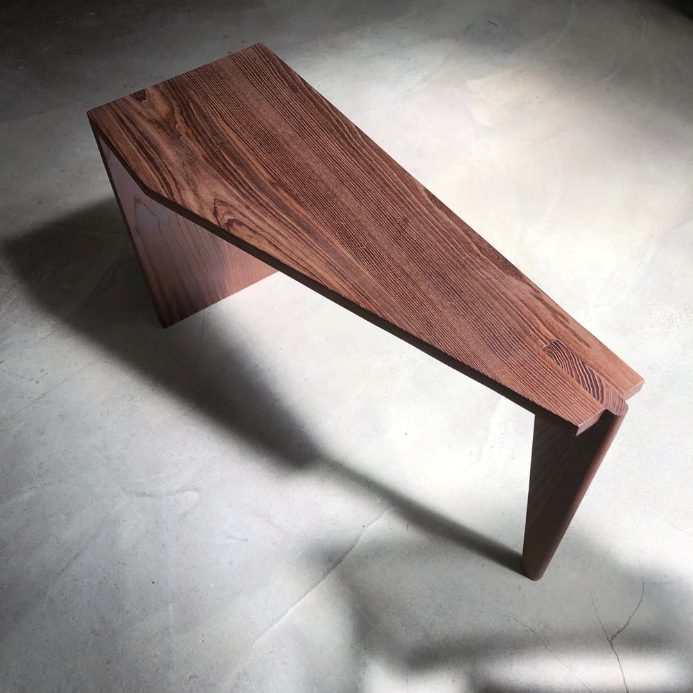 Image of solid ash side table