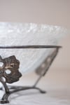 Coupe en verre craquelé 