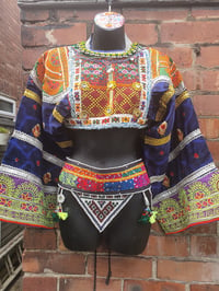 Image 2 of 🧿FEZ CROP TRIBAL TOP 30 INCHES🧿 CHEST 