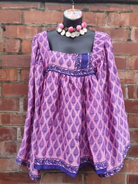 Image 2 of Gypset smock top Pink and blue