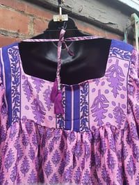 Image 4 of Gypset smock top Pink and blue