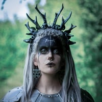 Image 1 of Eikthyrnir Headpiece - also available in gold or copper