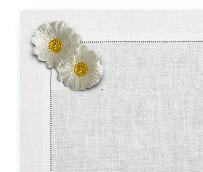 Image of Set 2 tovagliette americane Flowers- Flowers placemats set of 2