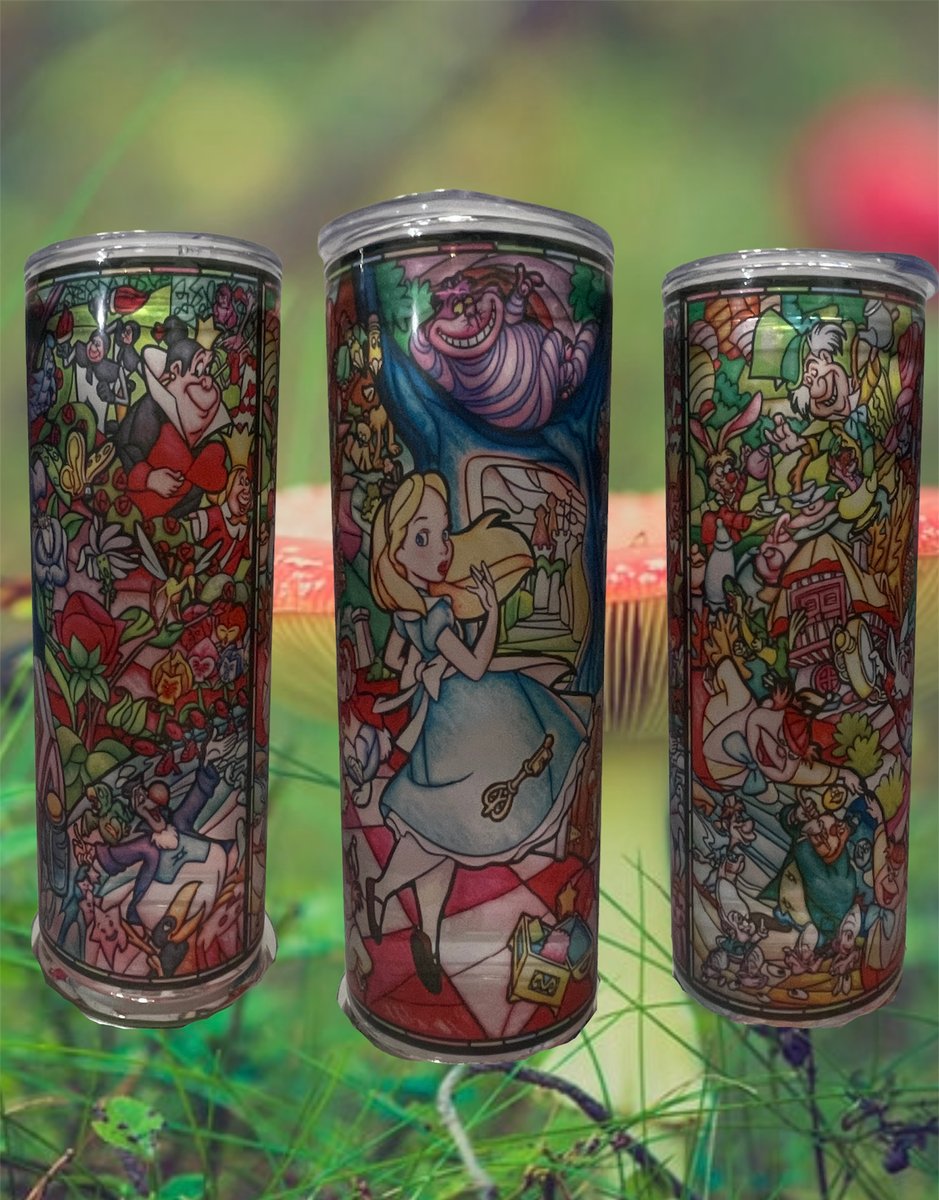 Alice in Wonderland Castle Tumbler – Radiant Sunflower Co.