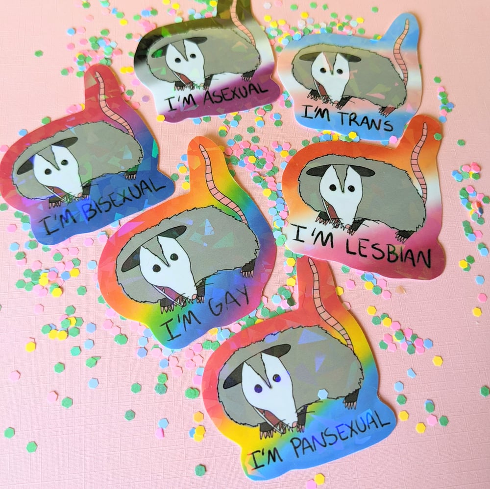 Image of Pride Possum Stickers