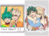 BakuDeku Star Stickers