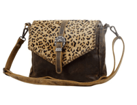 Image 2 of  Leopard Leather & Hairon Bag