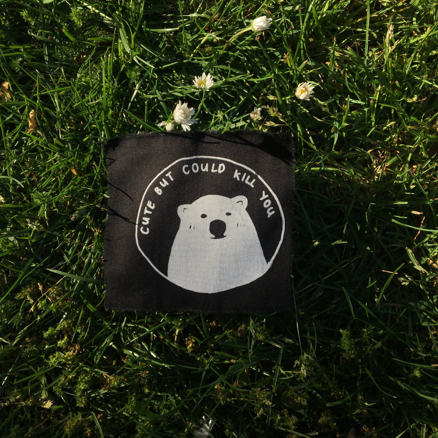 cute but could kill you ✨🔪 polar bear patch