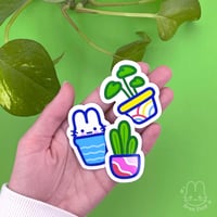 Image 2 of Potted Plants Sticker Set