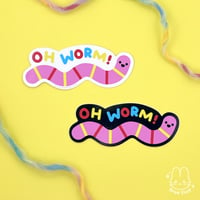 Image 1 of Oh Worm Sticker