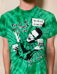 Image 1 of Who's Afraid of the Big, Black Bat? Enigma Green Tee