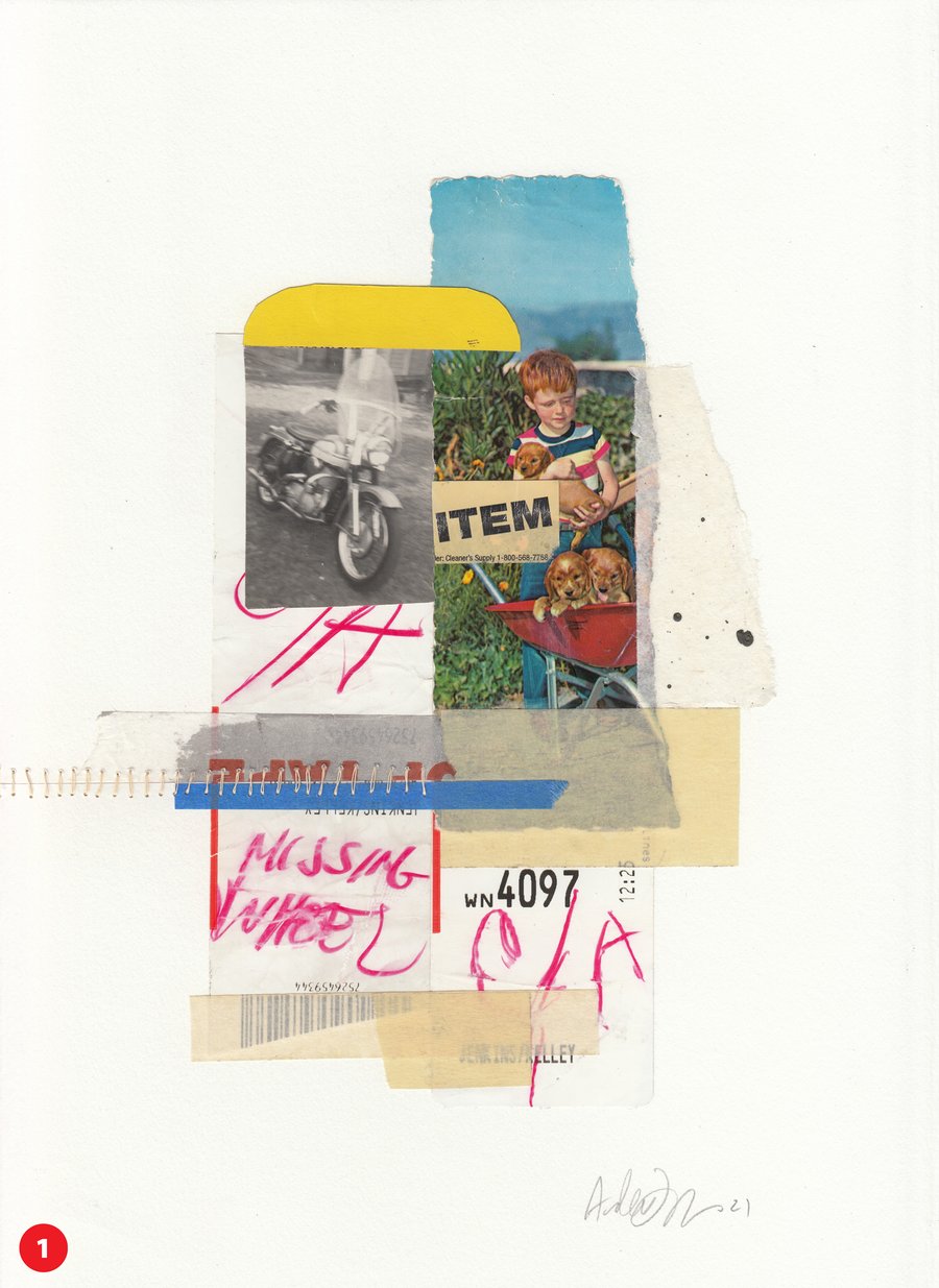 Image of REMNANTS Paper Collage Series (1-5)