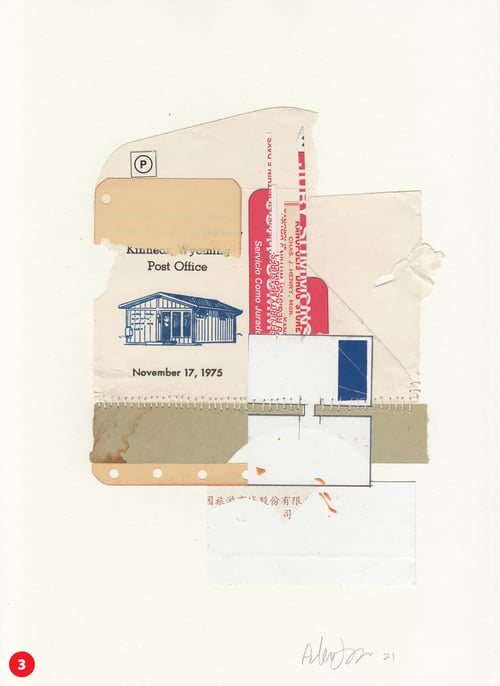 Image of REMNANTS Paper Collage Series (1-5)