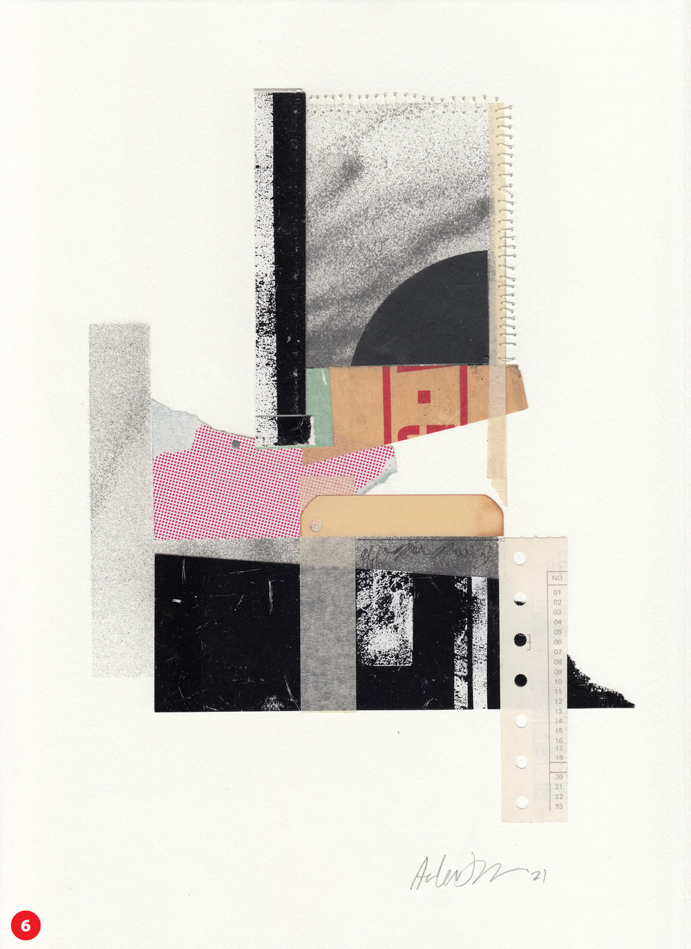 Image of REMNANTS Paper Collage Series (6-10)