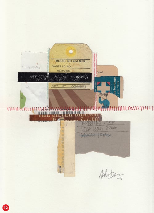 Image of REMNANTS Paper Collage Series (11-15)